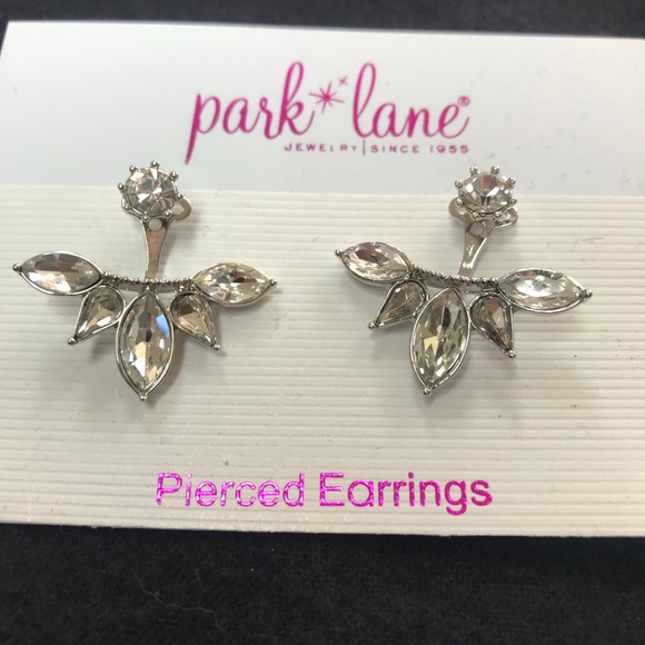 Crystal Pierced Earrings by Park Lane - Picture 3 of 10